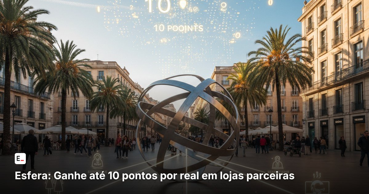 Esfera: Ganhe até 10 pontos por real em lojas parceiras