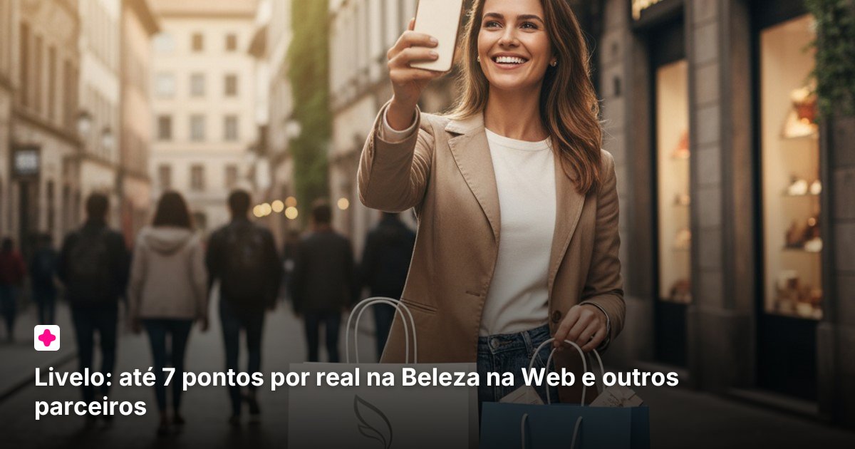 Livelo: até 7 pontos por real na Beleza na Web e outros parceiros