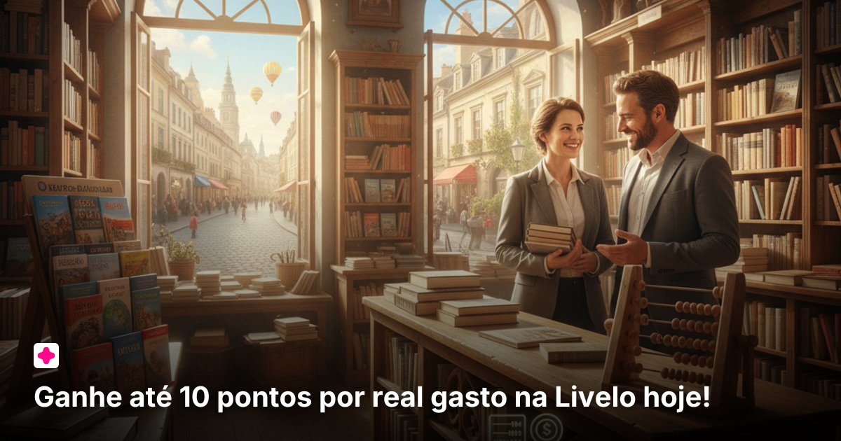 Ganhe até 10 pontos por real gasto na Livelo hoje!