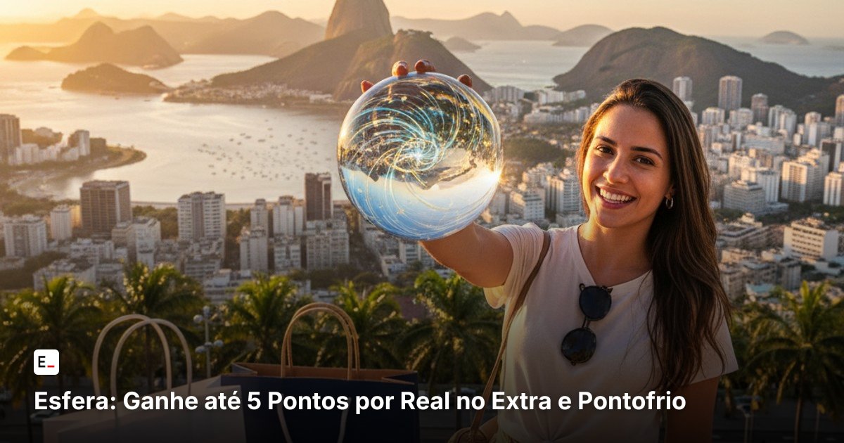 Esfera: Ganhe até 5 Pontos por Real no Extra e Pontofrio