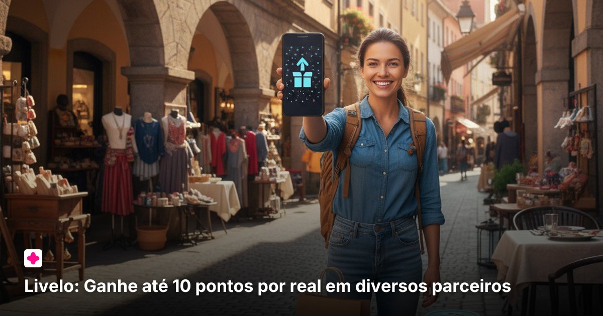 Livelo: Ganhe até 10 pontos por real em diversos parceiros