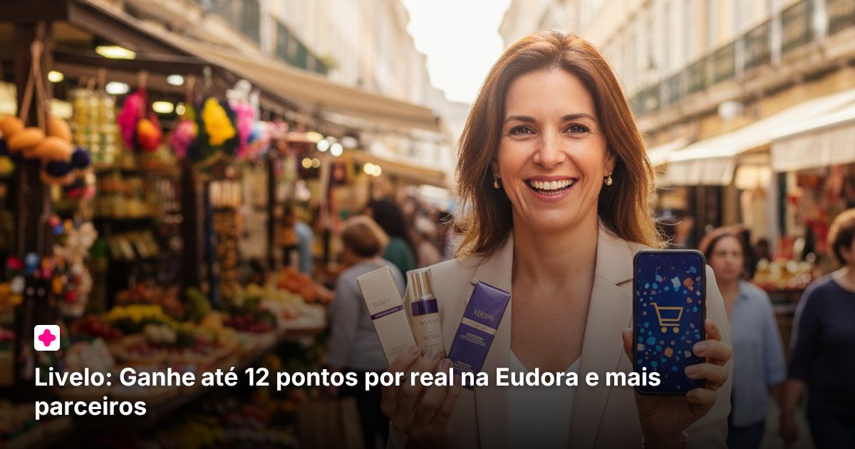 Livelo: Ganhe até 12 pontos por real na Eudora e mais parceiros