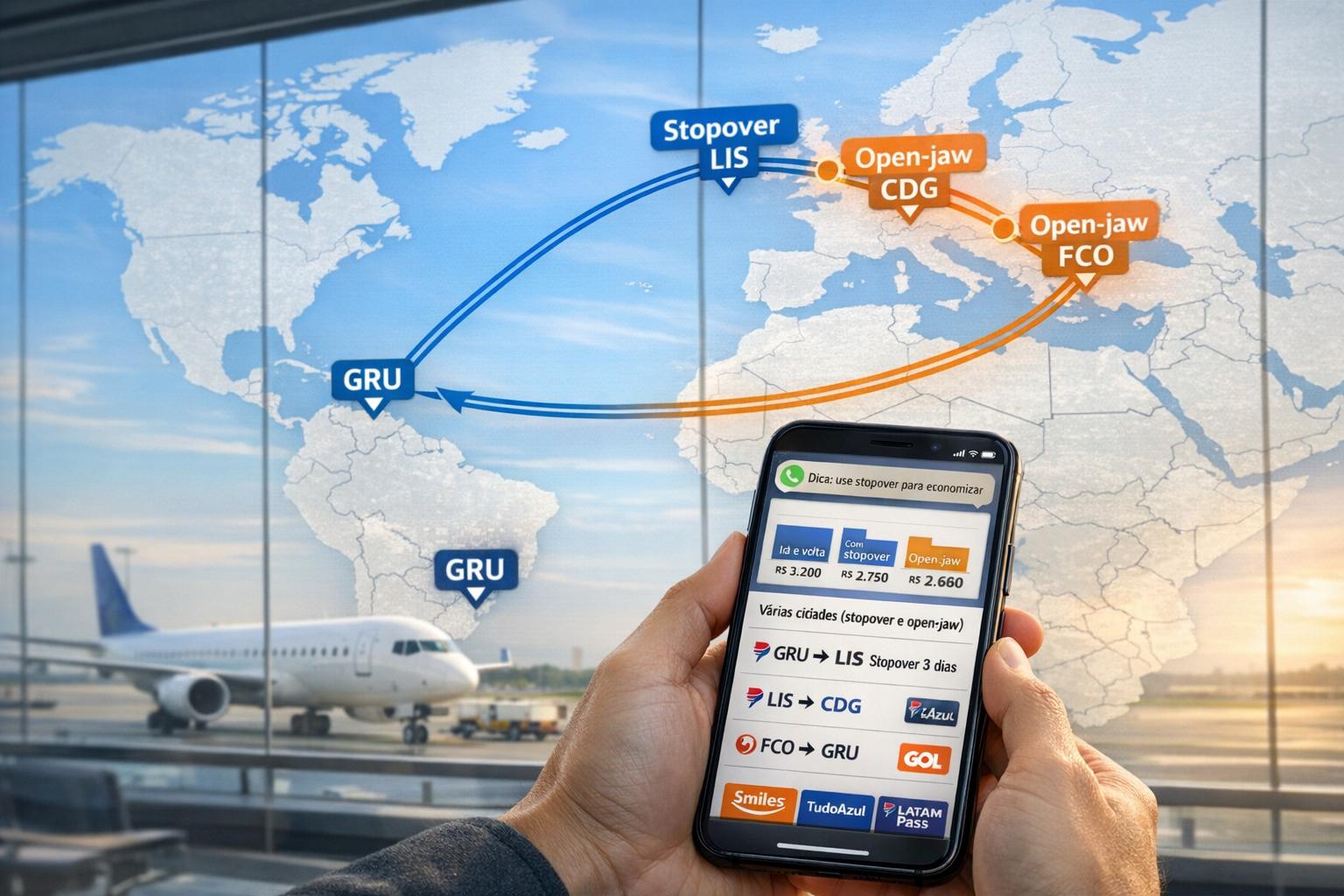 Stopovers e Open-Jaw: Como Planejar Viagens Mais Baratas