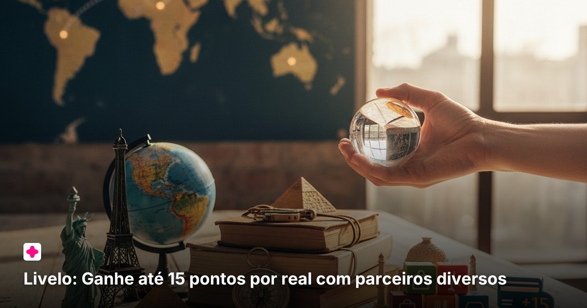 Livelo: Ganhe até 15 pontos por real com parceiros diversos