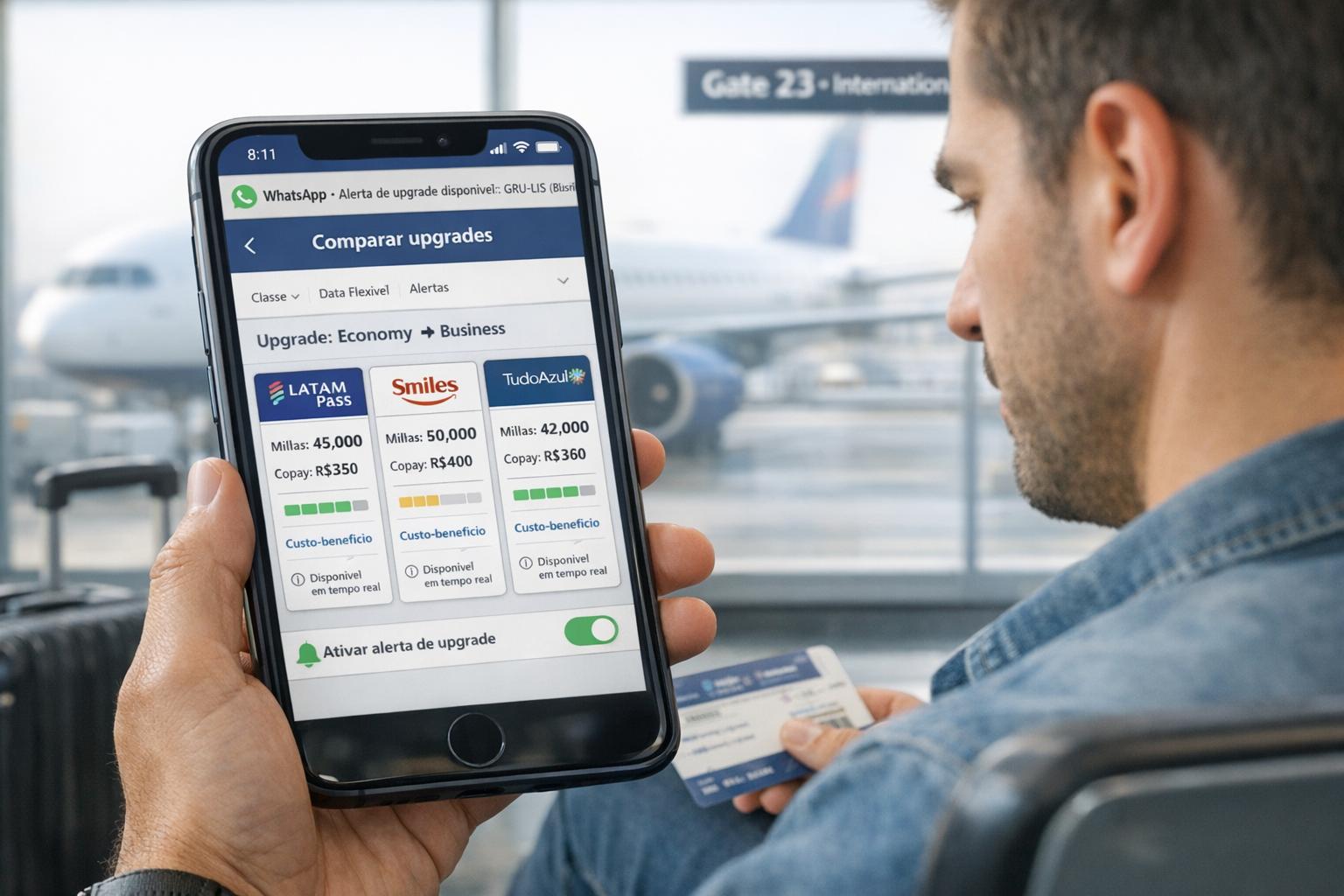 Guia de Upgrades com Milhas em Voos Internacionais