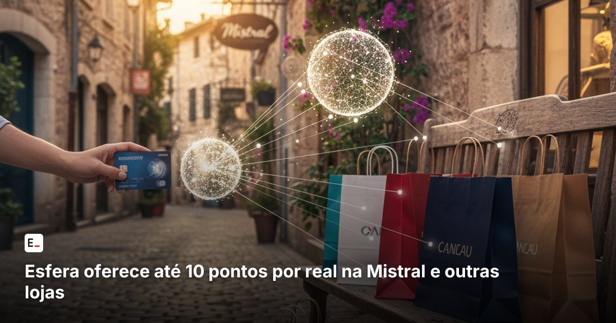 Esfera oferece até 10 pontos por real na Mistral e outras lojas