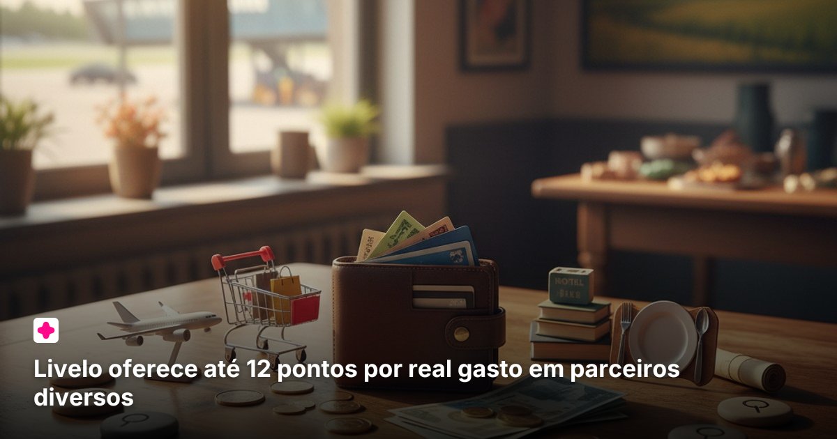 Livelo oferece até 12 pontos por real gasto em parceiros diversos