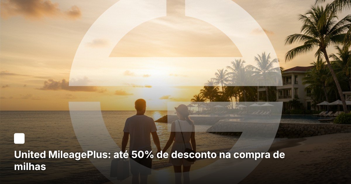 United MileagePlus: até 50% de desconto na compra de milhas