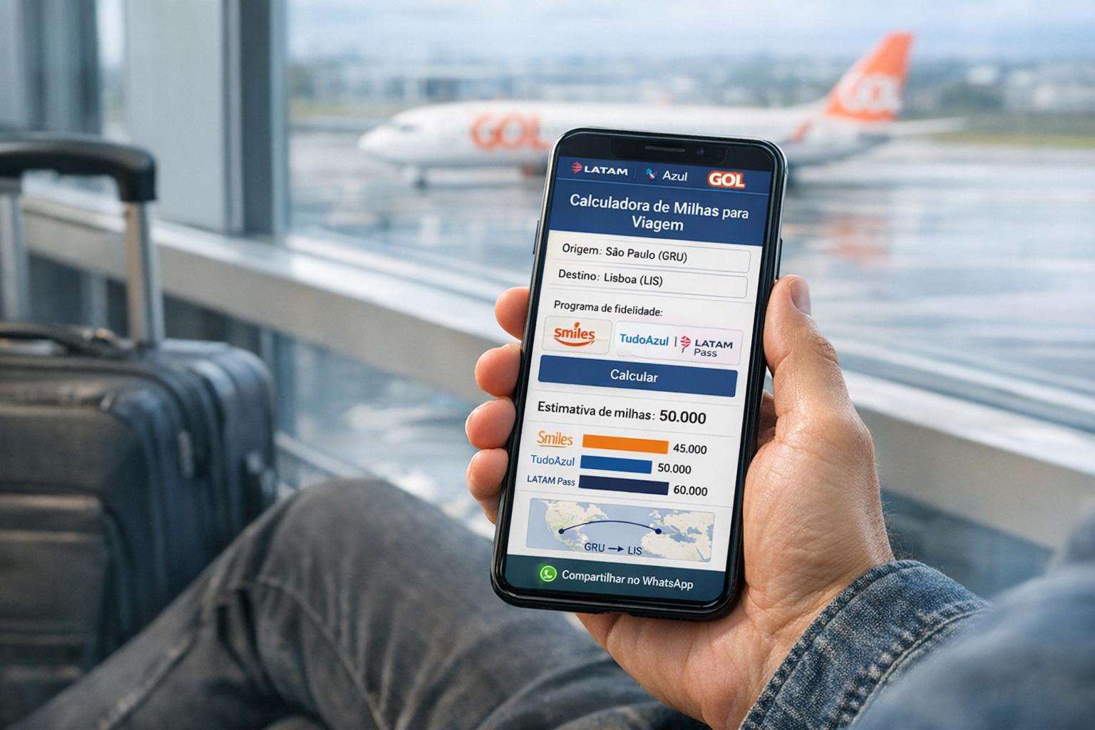 Calculadora de Milhas para Viagem