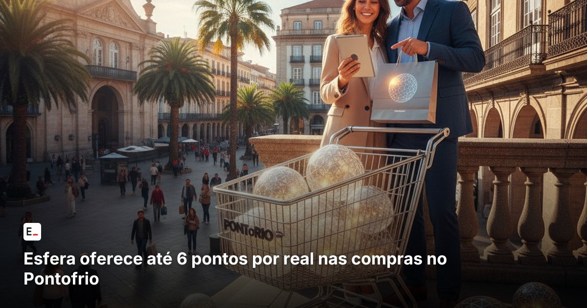 Esfera oferece até 6 pontos por real nas compras no Pontofrio