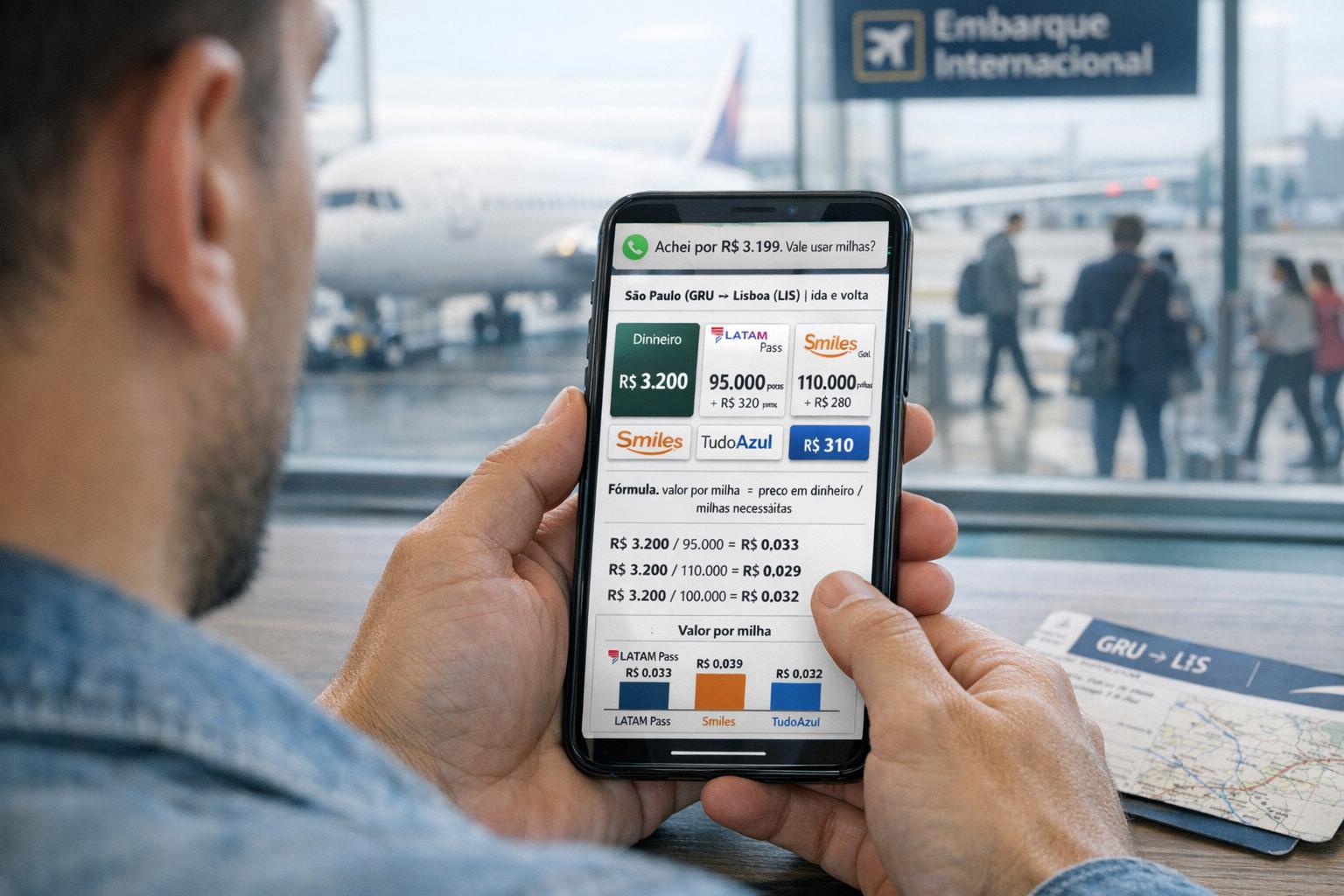 Como Calcular o Valor das Milhas em Viagens Internacionais