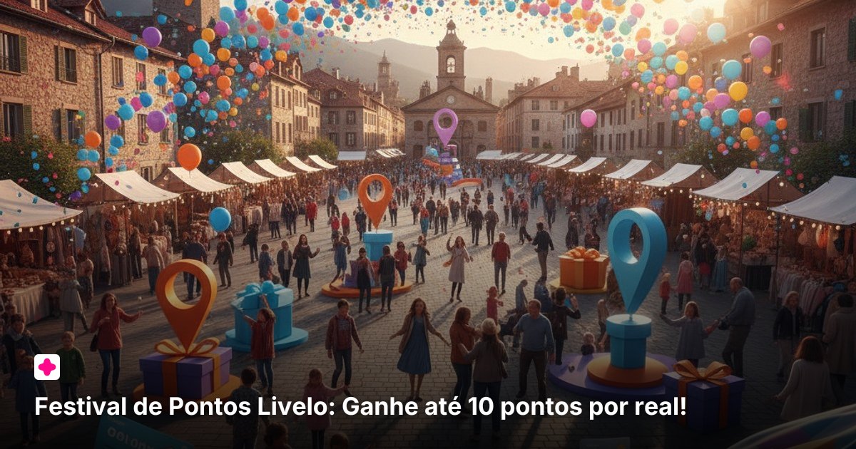 Festival de Pontos Livelo: Ganhe até 10 pontos por real!