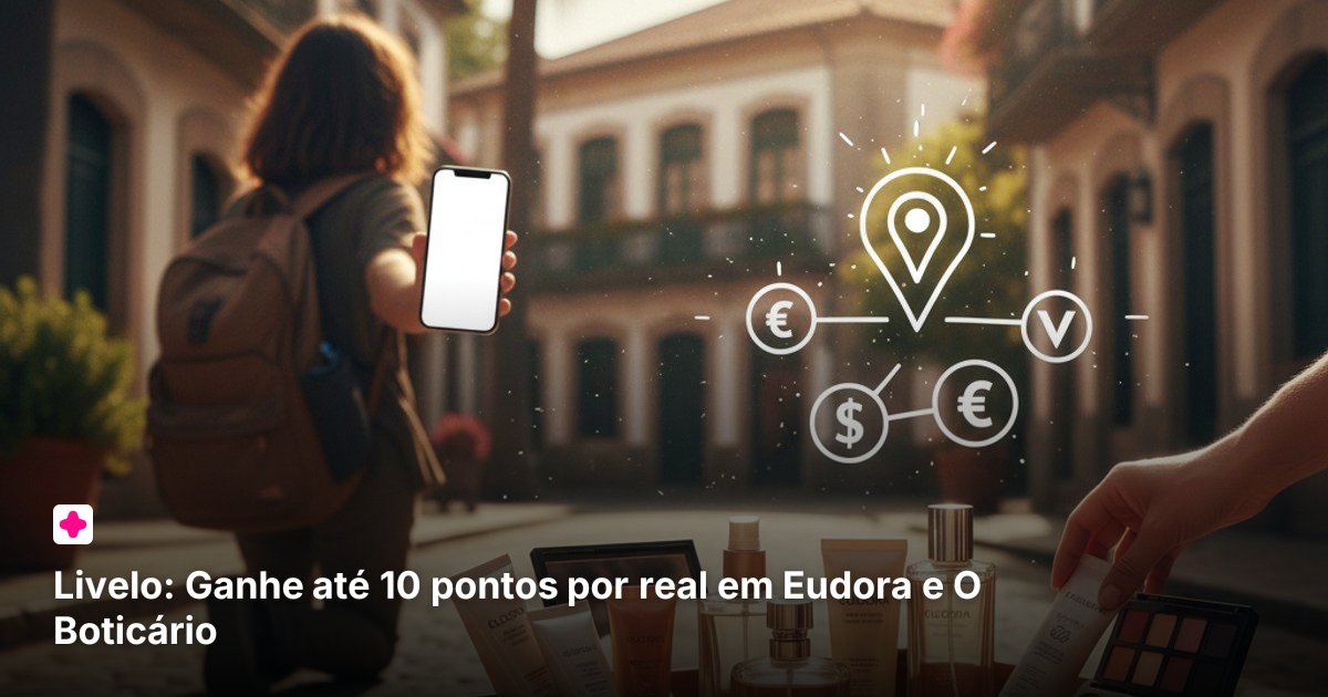 Livelo: Ganhe até 10 pontos por real em Eudora e O Boticário