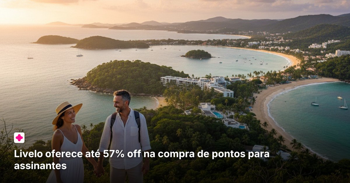 Livelo oferece até 57% off na compra de pontos para assinantes