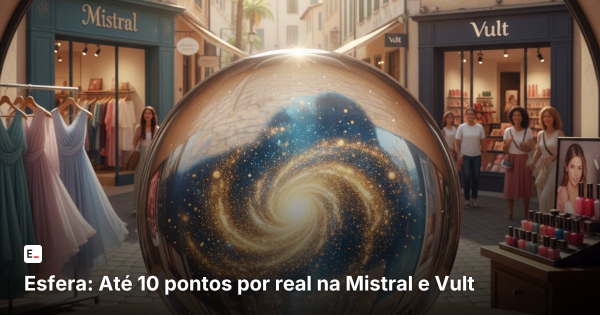 Esfera: Até 10 pontos por real na Mistral e Vult