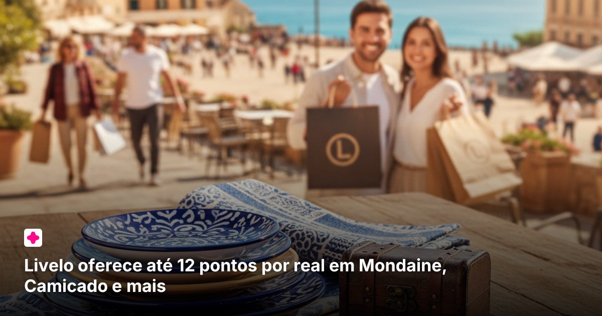 Livelo oferece até 12 pontos por real em Mondaine, Camicado e mais