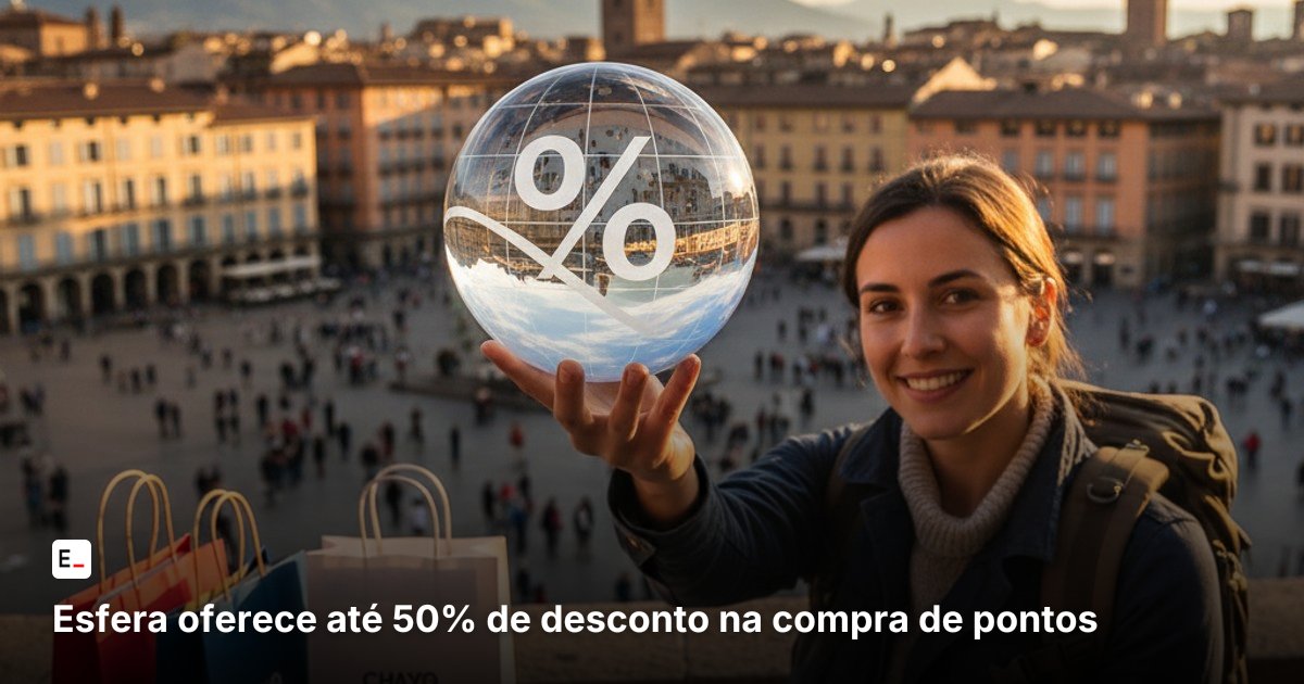 Esfera oferece até 50% de desconto na compra de pontos