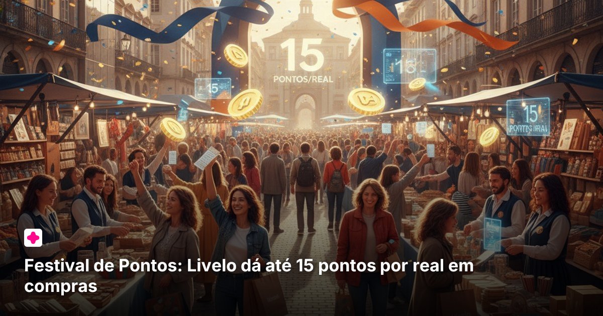 Festival de Pontos: Livelo dá até 15 pontos por real em compras