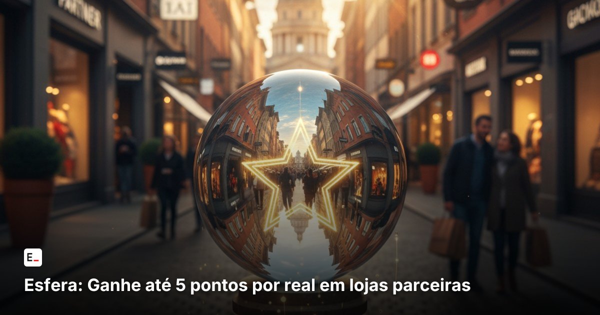 Esfera: Ganhe até 5 pontos por real em lojas parceiras