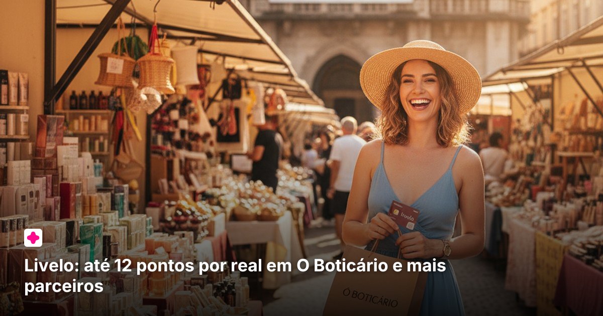 Livelo: até 12 pontos por real em O Boticário e mais parceiros