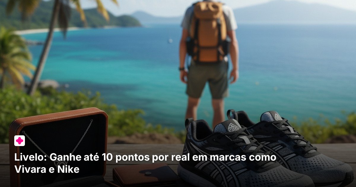 Livelo: Ganhe até 10 pontos por real em marcas como Vivara e Nike