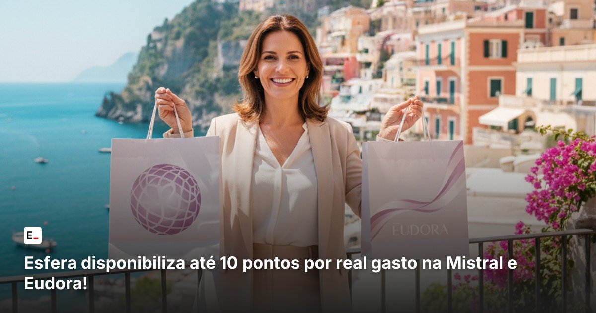 Esfera disponibiliza até 10 pontos por real gasto na Mistral e Eudora!