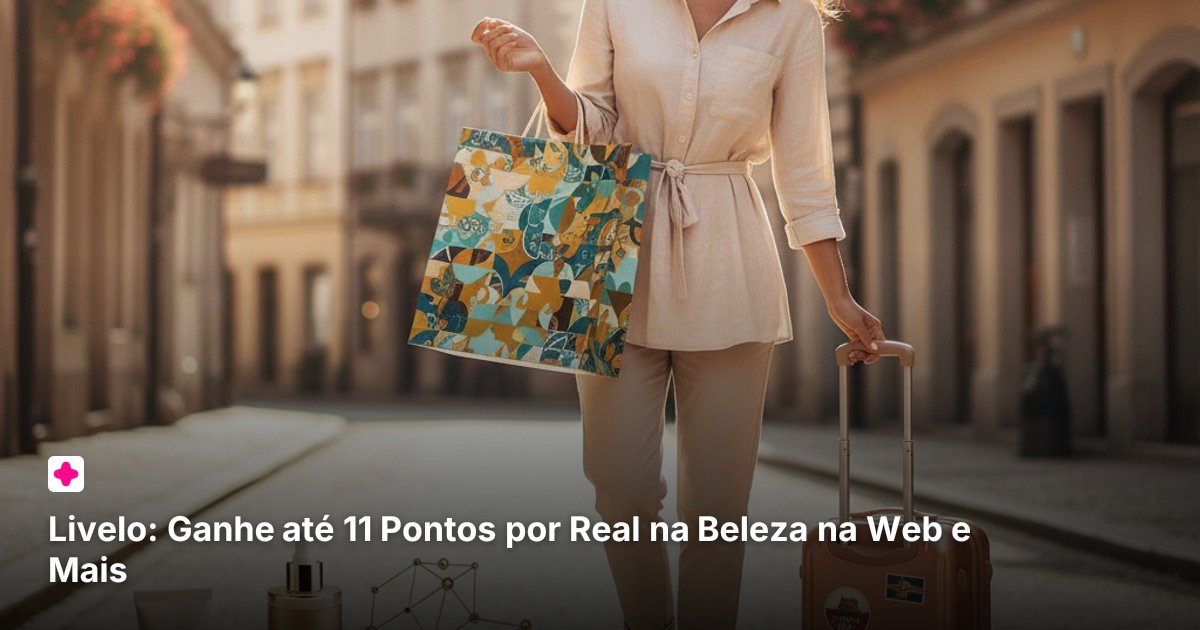 Livelo: Ganhe até 11 Pontos por Real na Beleza na Web e Mais