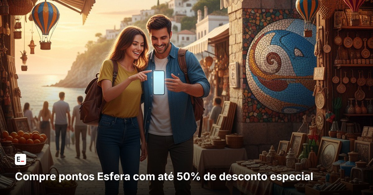 Compre pontos Esfera com até 50% de desconto especial