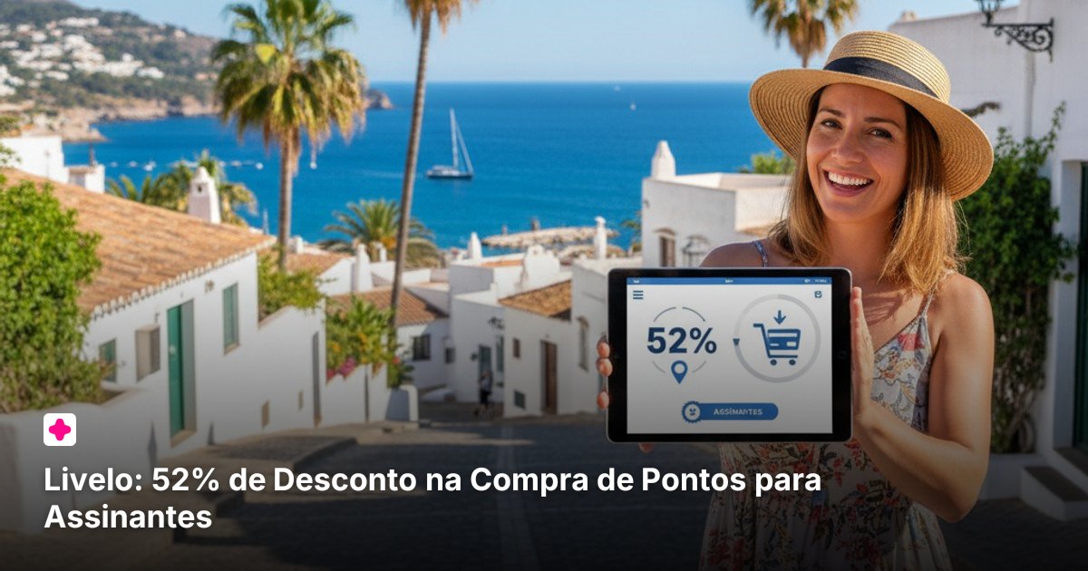 Livelo: 52% de Desconto na Compra de Pontos para Assinantes