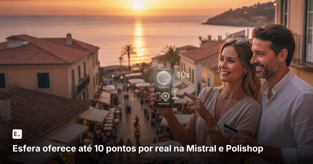 Esfera oferece até 10 pontos por real na Mistral e Polishop