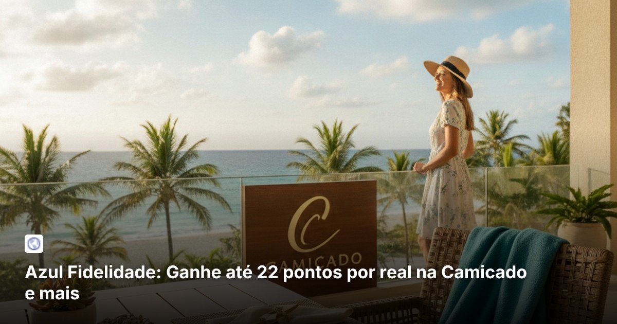 Azul Fidelidade: Ganhe até 22 pontos por real na Camicado e mais