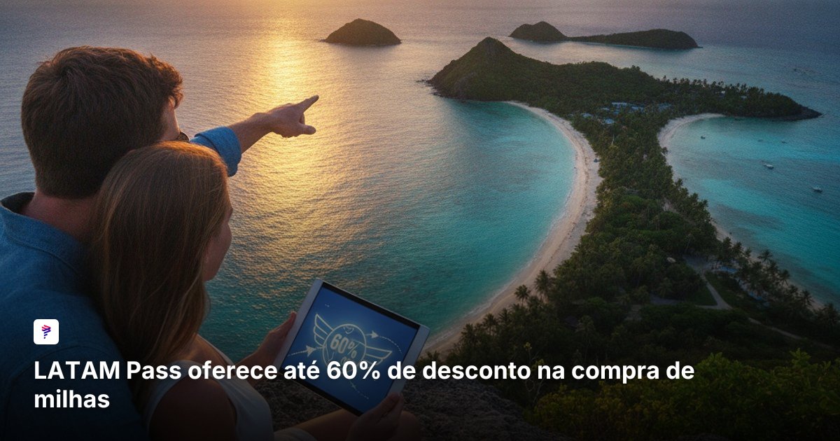 LATAM Pass oferece até 60% de desconto na compra de milhas