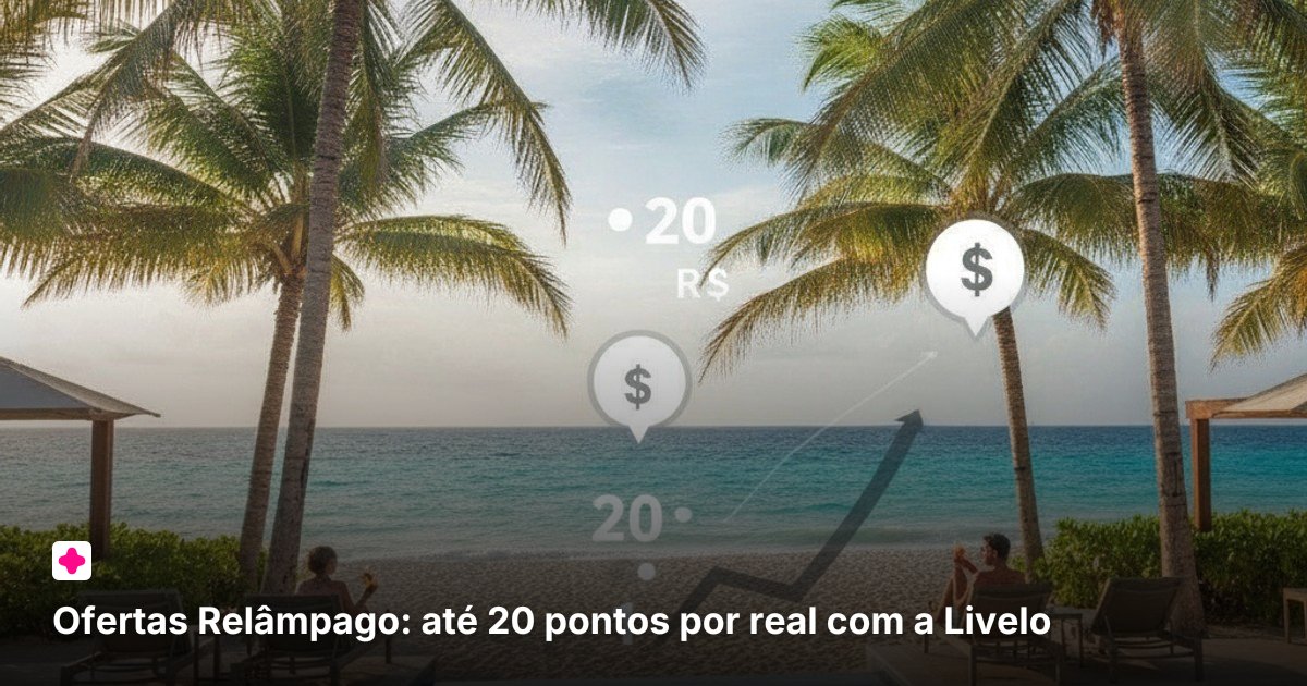 Ofertas Relâmpago: até 20 pontos por real com a Livelo