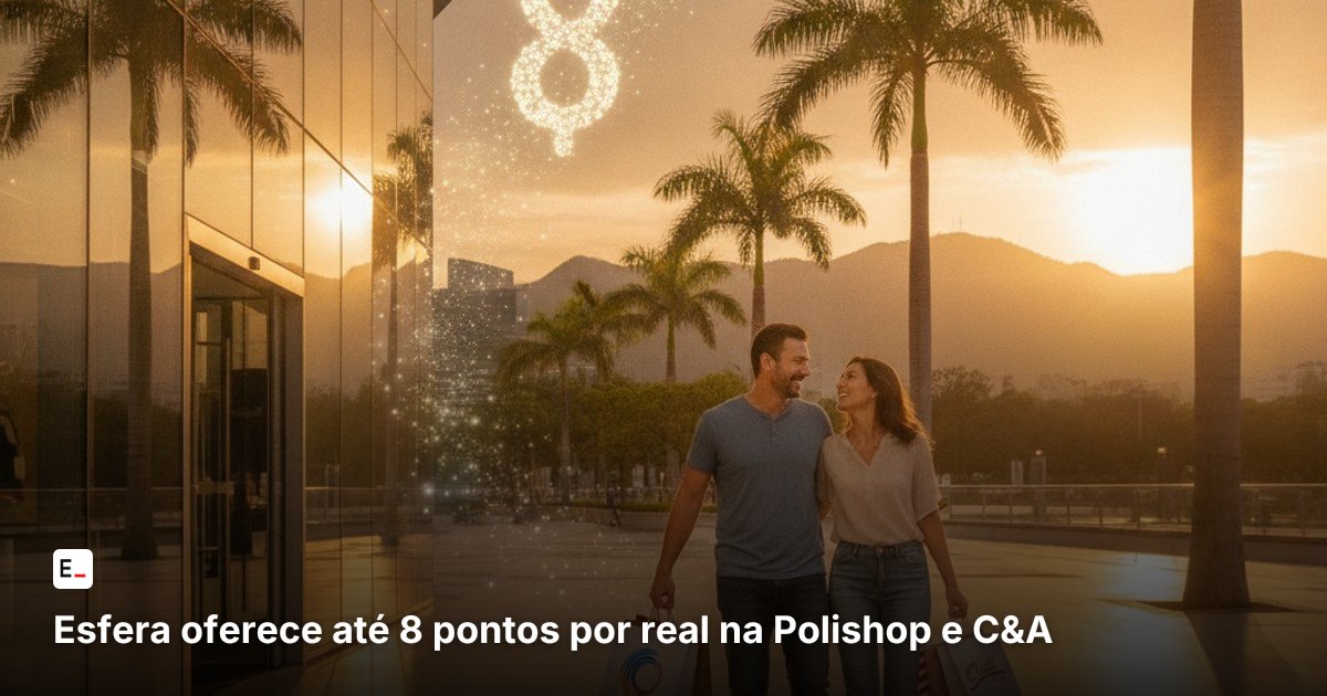 Esfera oferece até 8 pontos por real na Polishop e C&A