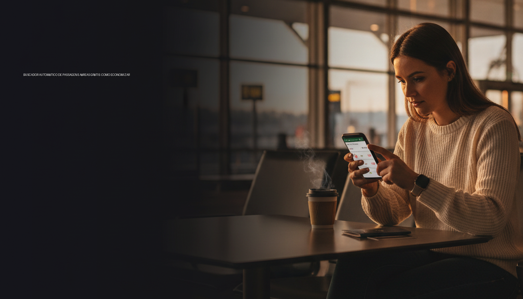 Buscador Automático de Passagens Aéreas Grátis: Como Economizar