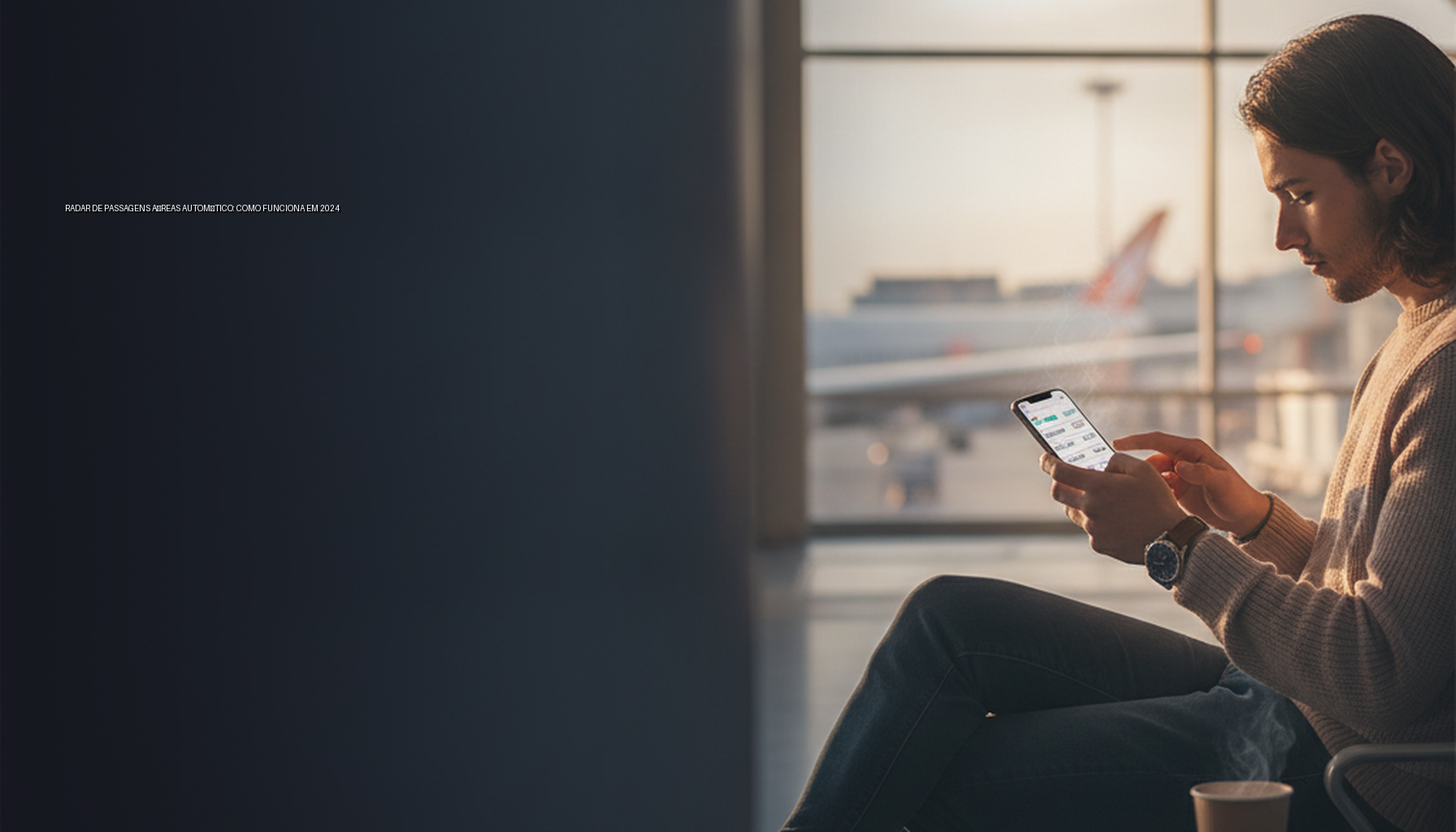 Radar de Passagens Aéreas Automático: Como Funciona em 2024