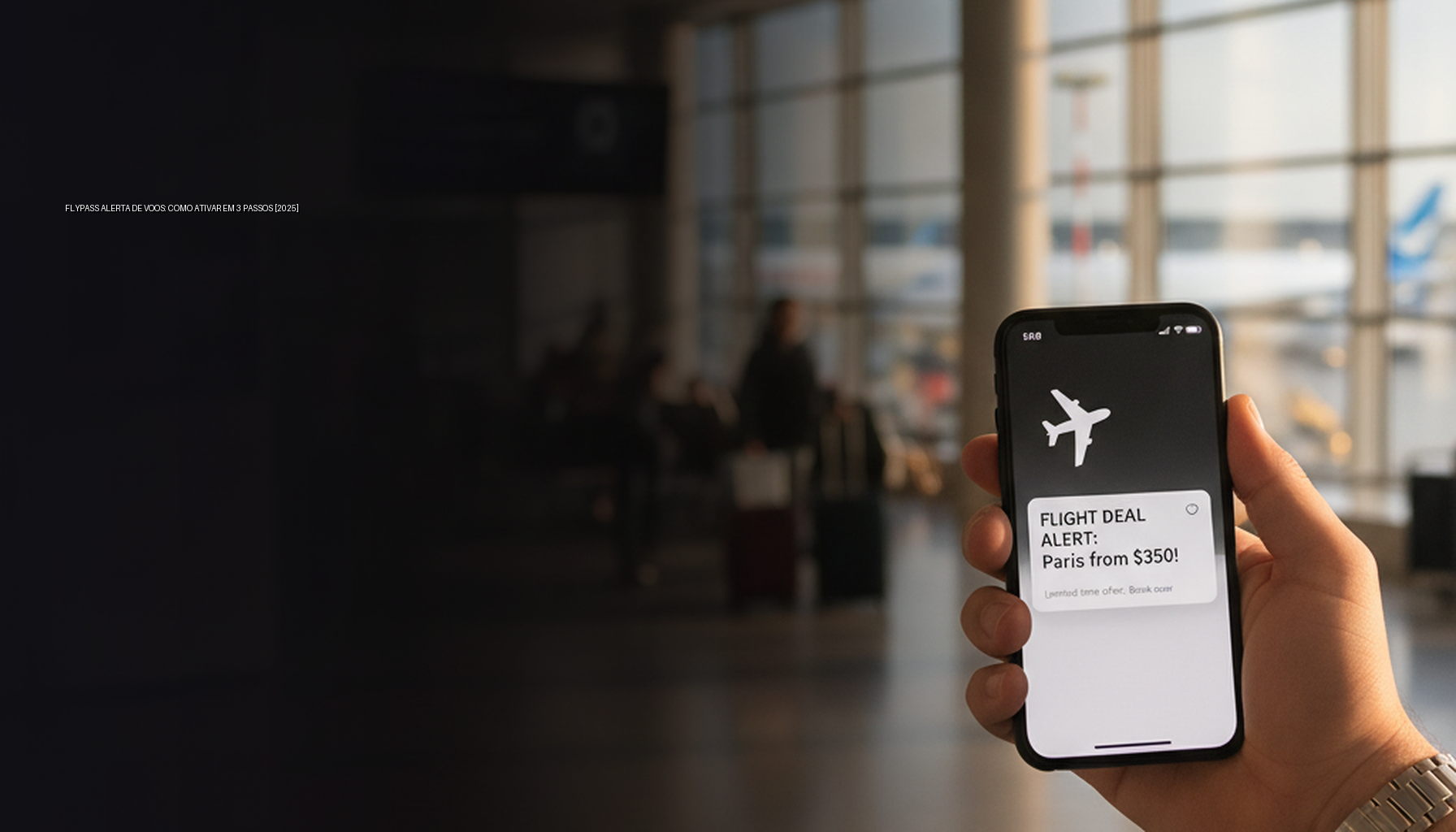 Flypass Alerta de Voos: Como Ativar em 3 Passos [2025]