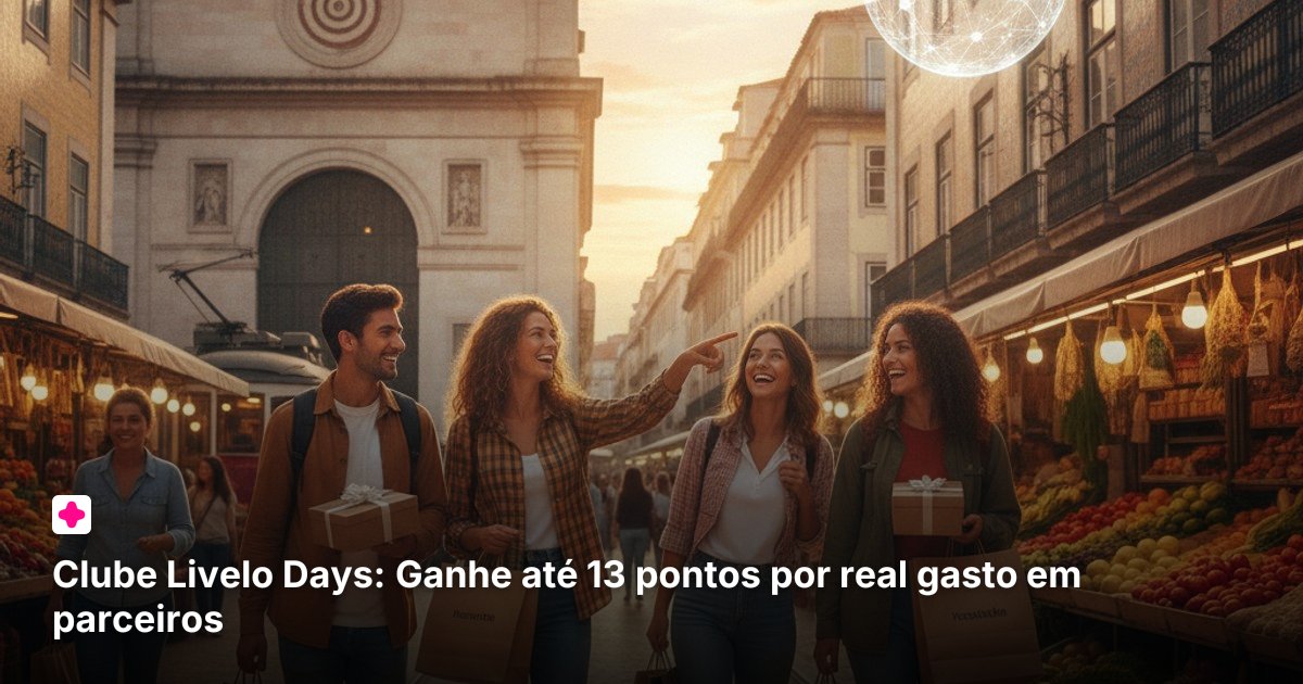 Clube Livelo Days: Ganhe até 13 pontos por real gasto em parceiros