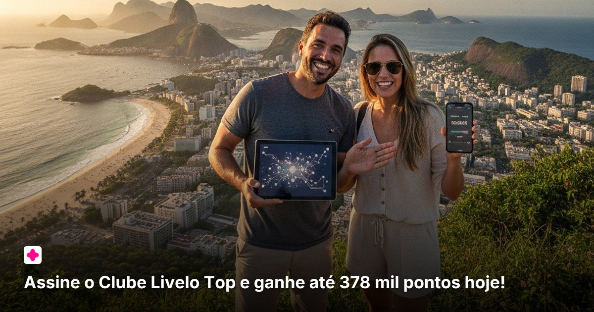 Assine o Clube Livelo Top e ganhe até 378 mil pontos hoje!