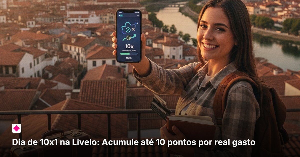 Dia de 10x1 na Livelo: Acumule até 10 pontos por real gasto