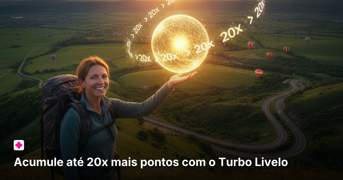 Acumule até 20x mais pontos com o Turbo Livelo
