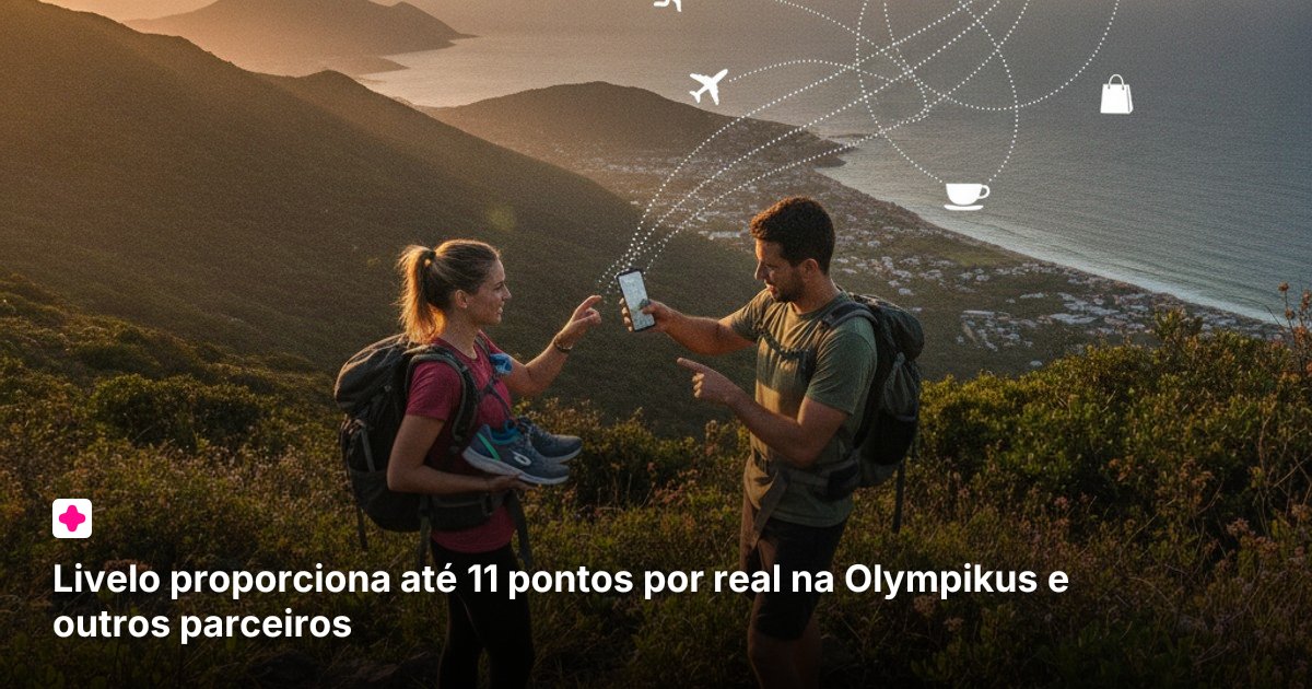 Livelo proporciona até 11 pontos por real na Olympikus e outros parceiros