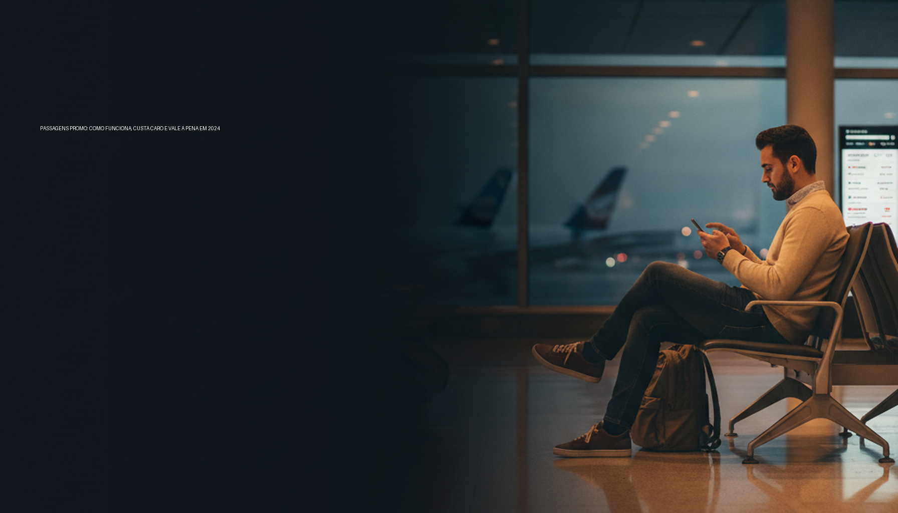 Passagens Promo: Como Funciona, Custa Caro e Vale a Pena em 2024