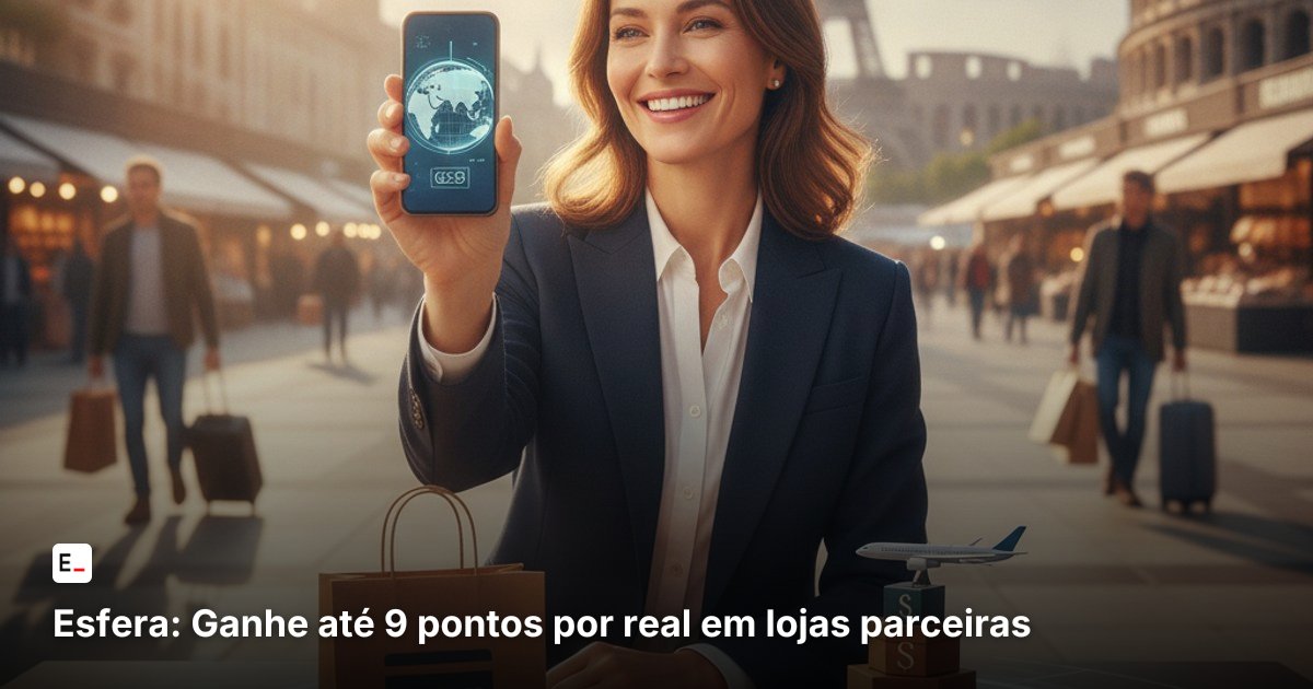 Esfera: Ganhe até 9 pontos por real em lojas parceiras