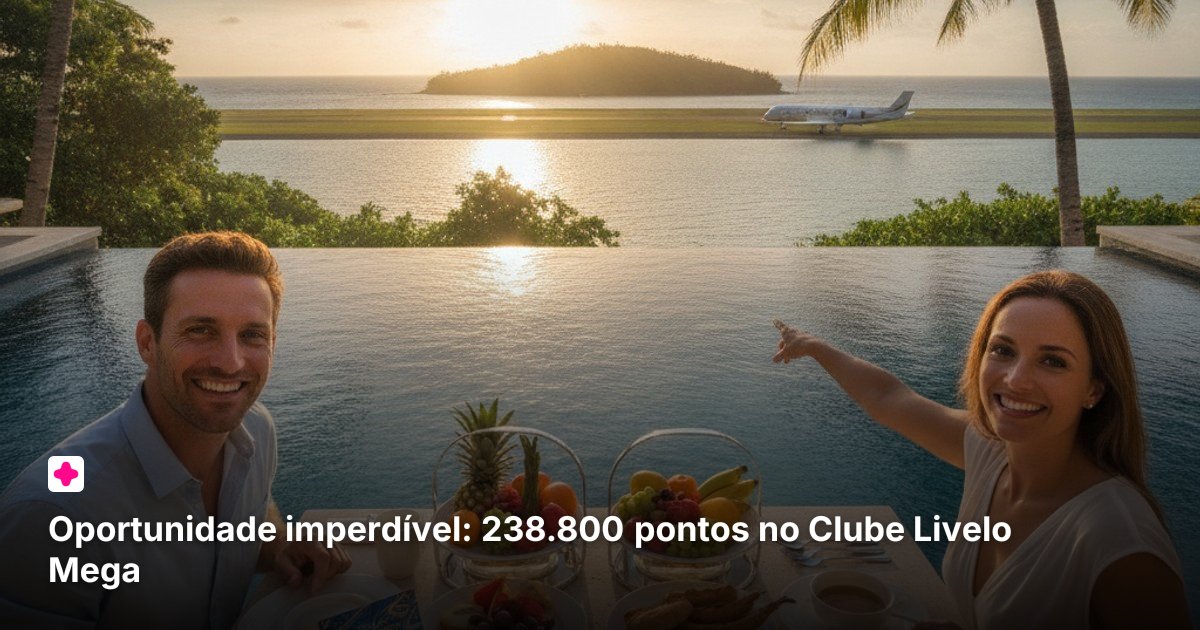 Oportunidade imperdível: 238.800 pontos no Clube Livelo Mega