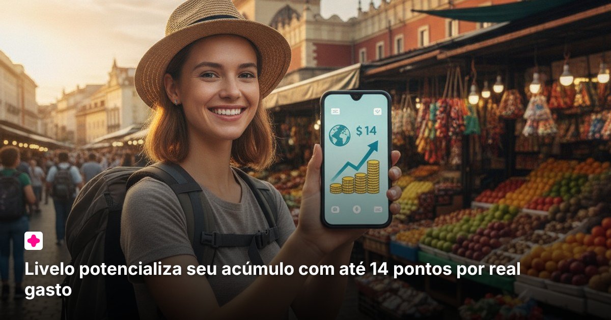 Livelo potencializa seu acúmulo com até 14 pontos por real gasto