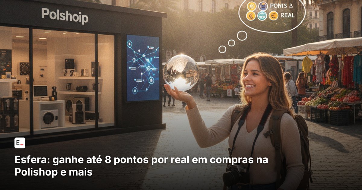 Esfera: ganhe até 8 pontos por real em compras na Polishop e mais