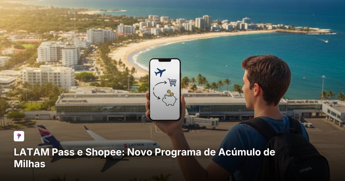 LATAM Pass e Shopee: Novo Programa de Acúmulo de Milhas