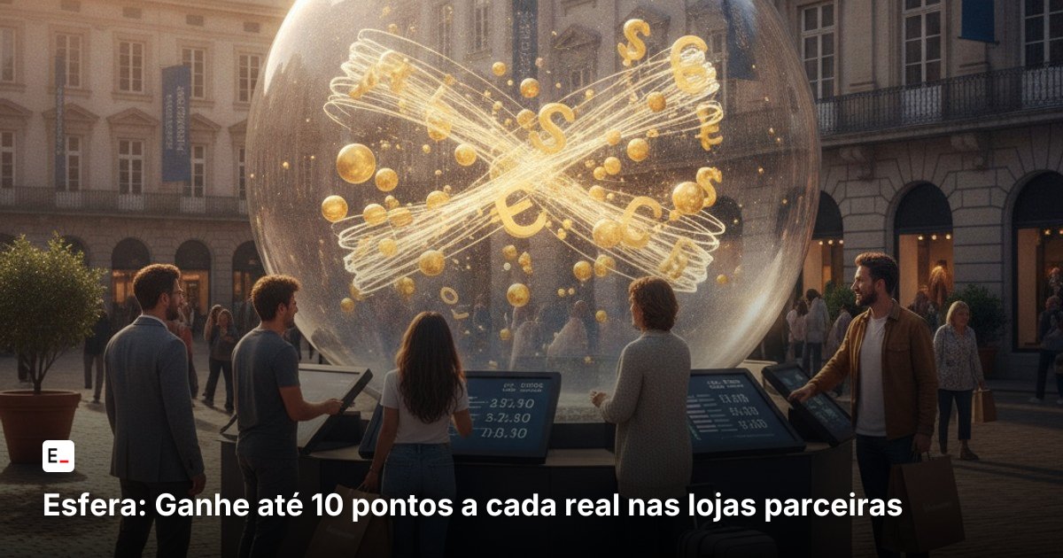 Esfera: Ganhe até 10 pontos a cada real nas lojas parceiras