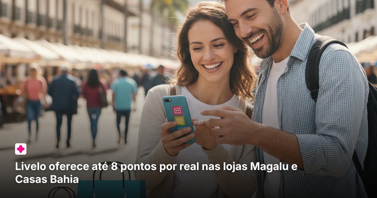 Livelo oferece até 8 pontos por real nas lojas Magalu e Casas Bahia